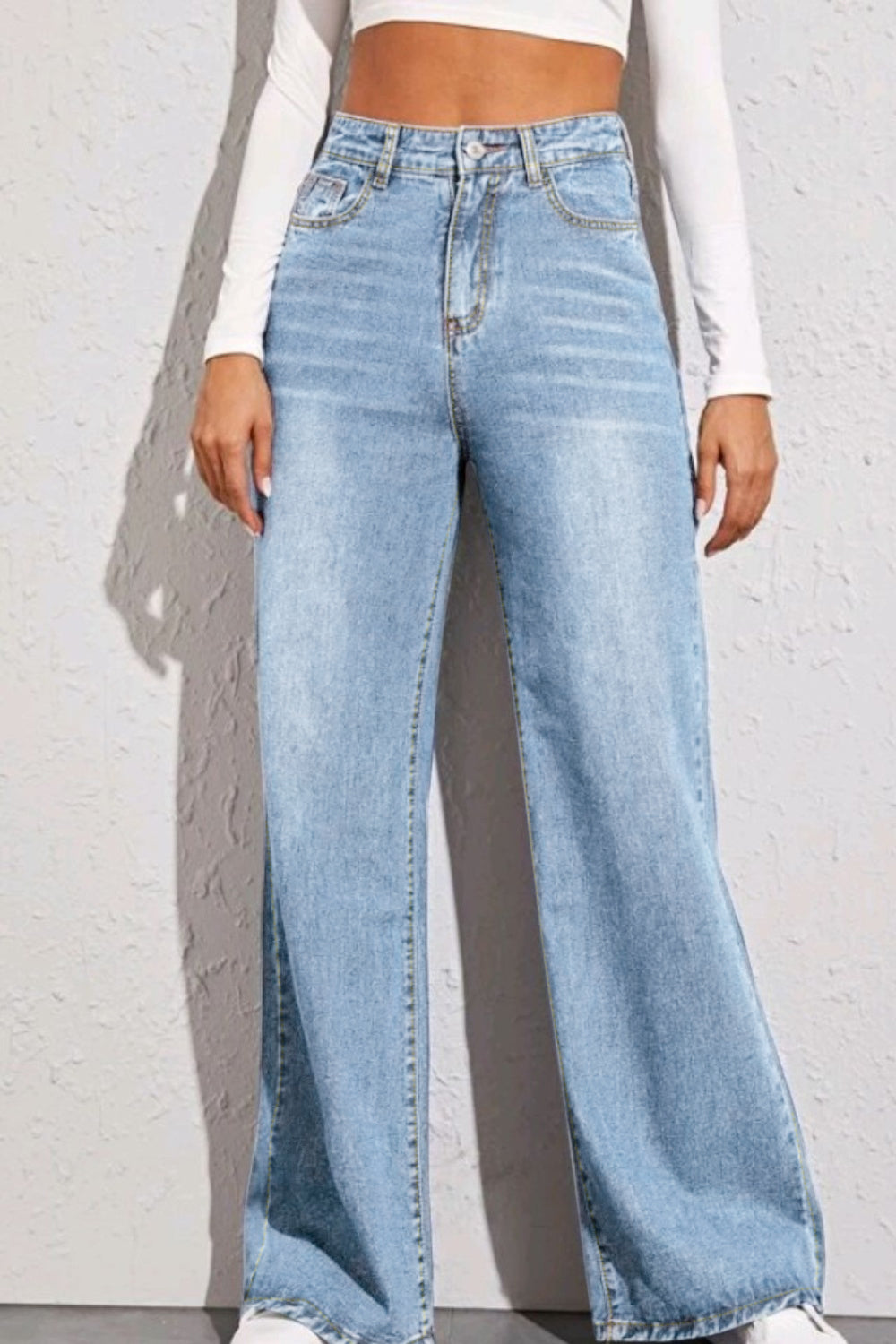 High Waist Wide Leg Jeans