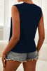 Cutout Sleeveless Tank Top