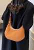 Suede Adjustable Strap Shoulder Bag