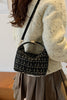 Woven Removable Strap Shoulder Bag