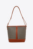 Houndstooth PU Leather Shoulder Bag