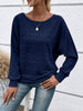 Full Size Round Neck Long Sleeve Sweater