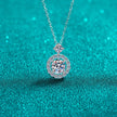 Moissanite 925 Sterling Silver Necklace