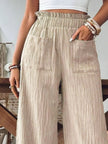 Frill Wide Leg Pants