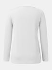 Full Size Scoop Neck Long Sleeve T-Shirt