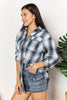 Mandy Plaid Dropped Shoulder Shirt