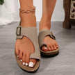 Open Toe Buckle Sandals