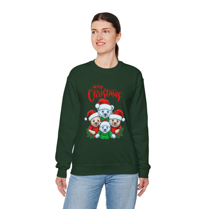Christmas Polar Bear Family Sweatshirt
