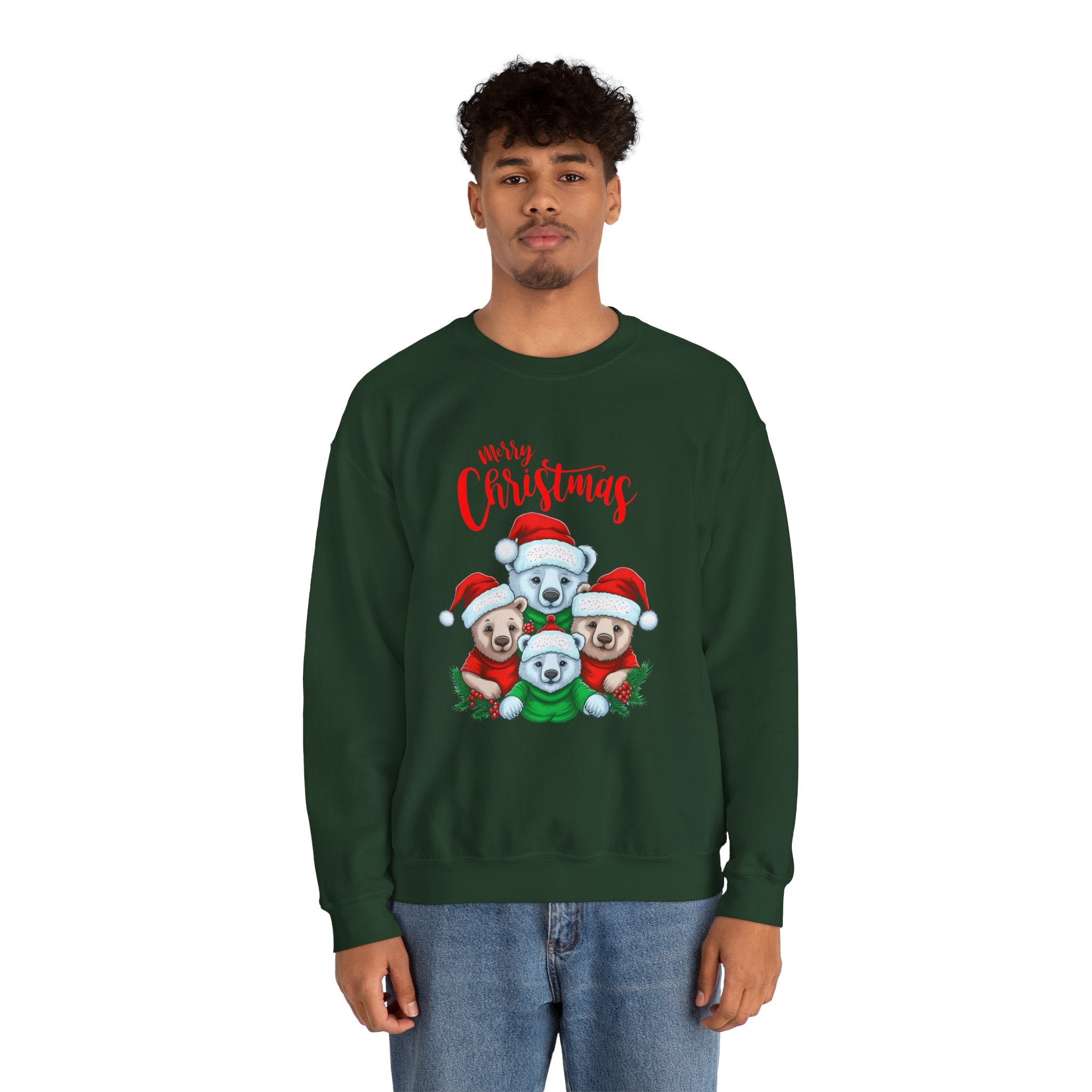 Christmas Polar Bear Family Sweatshirt