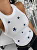 Full Size Star Round Neck Tank