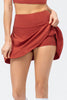 High Waist Wide Waistband Active Skirt