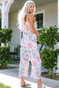 Floral Spaghetti Strap Scoop Neck Jumpsuit