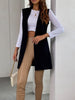 Open Front Longline Vest Coat