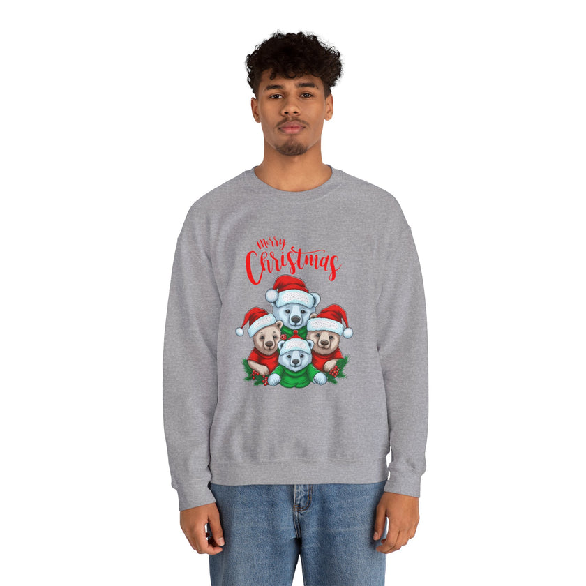 Christmas Polar Bear Family Sweatshirt
