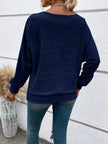 Full Size Round Neck Long Sleeve Sweater