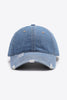 Distressed Adjustable Baseball Cap