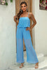 Spaghetti Strap Wide Leg Jumpsuit