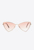 Metal Frame Cat-Eye Sunglasses