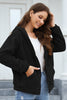 Zip Up Long Sleeve Fuzzy Hoodie Outerwear