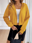 Ivy Lane Zip Up Dropped Shoulder Hooded Jacket