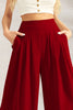 FAM-FAM High Waist Wide Leg Pants