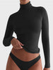 Turtleneck Long Sleeve T-Shirt