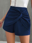 FAM-FAM Twisted High Waist Shorts