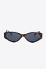 Chain Detail Temple Cat Eye Sunglasses