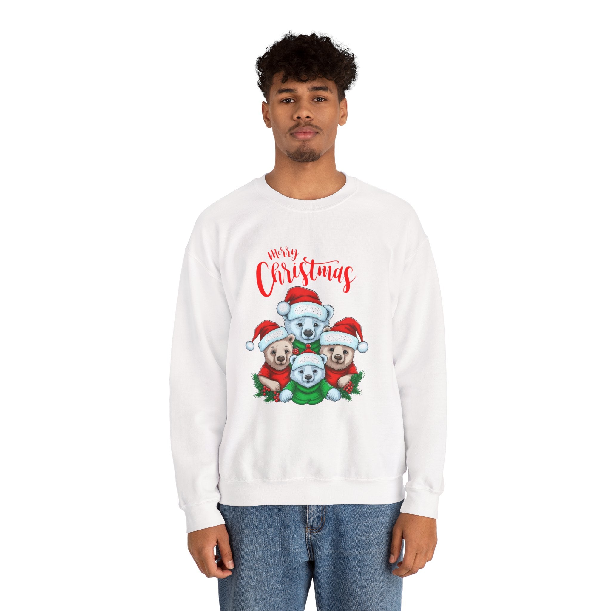 Christmas Polar Bear Family Sweatshirt
