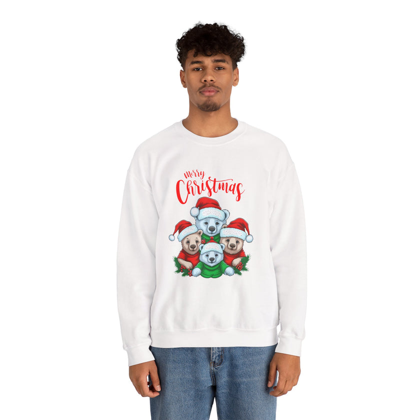 Christmas Polar Bear Family Sweatshirt