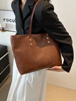 PU Leather Medium Shoulder Bag