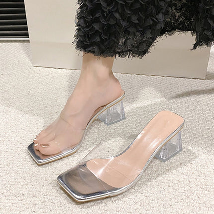 Open Toe Block Heel