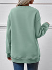 MERRY AND BRIGHT Round Neck Sweatshirt