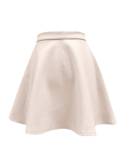 Buttoned Corduroy Mini Skirt