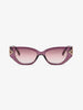 Polycarbonate Frame Cat-Eye Sunglasses