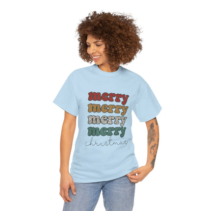Christmas Merry Retro Tee