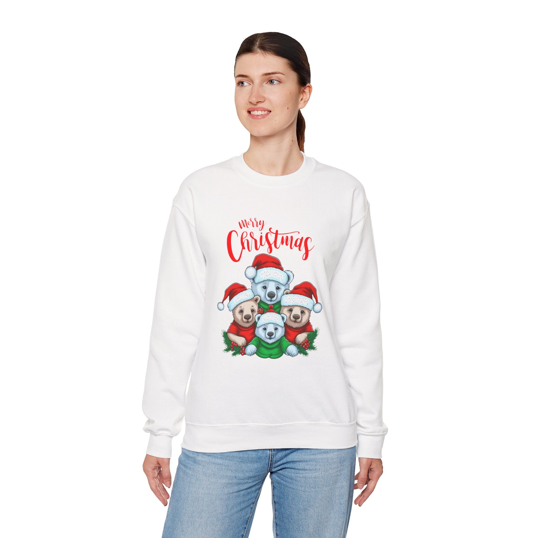 Christmas Polar Bear Family Sweatshirt