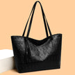 Skeleton Pattern PU Leather Tote Bag