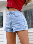 Denim Shorts with Pockets