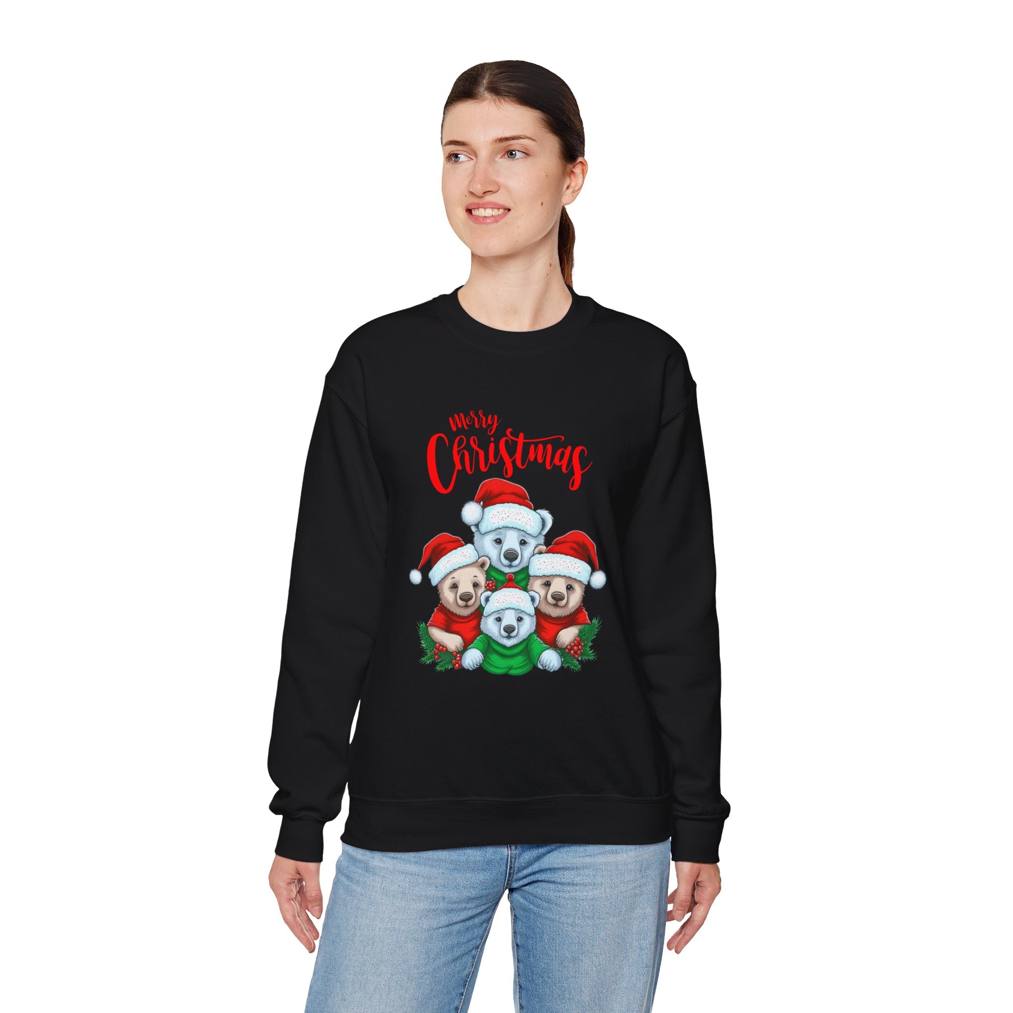 Christmas Polar Bear Family Sweatshirt