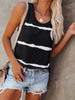 Full Size Tie-Dye Round Neck Tank