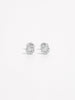 925 Sterling Silver Zircon Star Stud Earrings