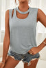 Cutout Sleeveless Tank Top