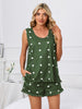 Heart Scoop Neck and Shorts Pajama Set