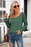 V-Neck Long Raglan Sleeve T-Shirt