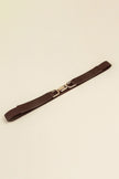 Alloy Buckle Elastic Belt