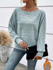 Full Size Round Neck Long Sleeve Sweater