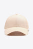 Plain Adjustable Cotton Baseball Cap