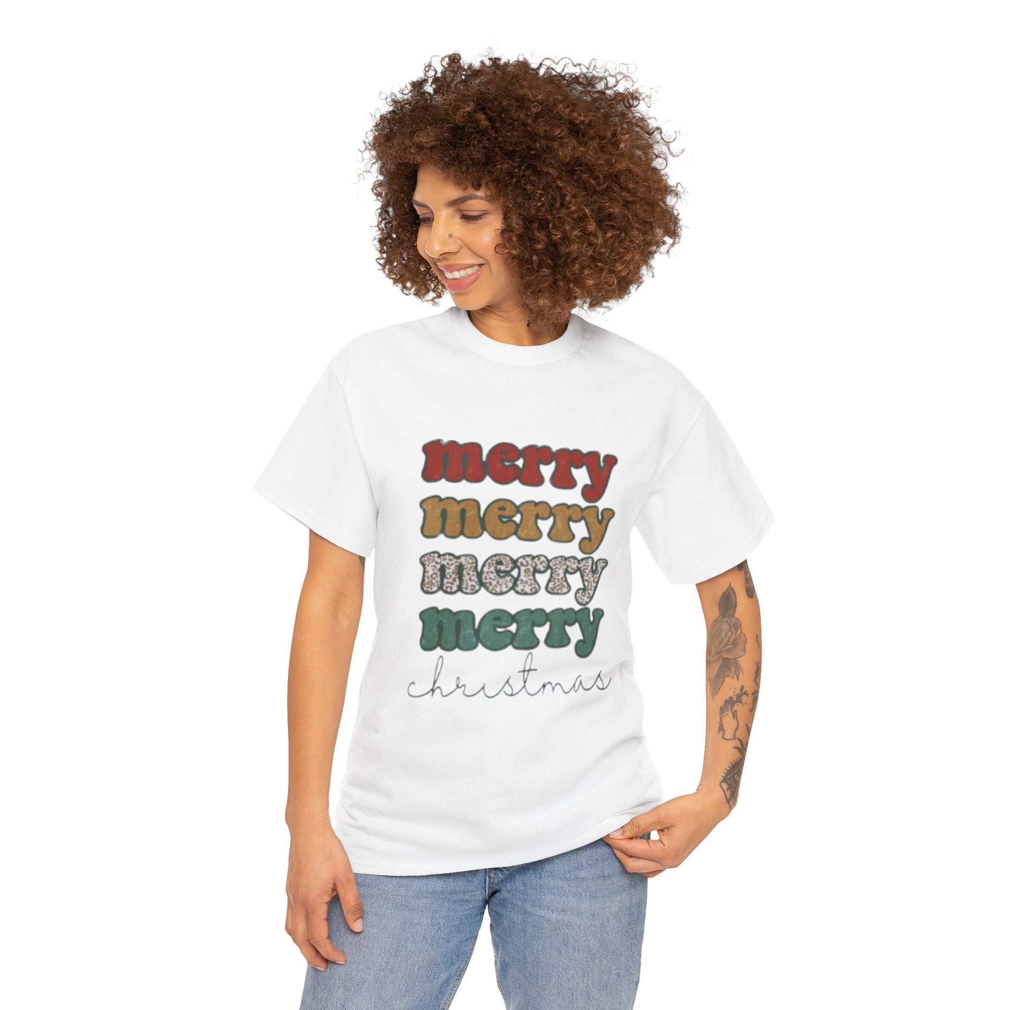 Christmas Merry Retro Tee