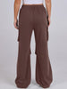 Elastic Waist Wide Leg Pants with Pockets